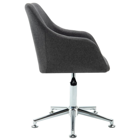 Swen Studio -  Swivel Dining Chairs 6 pcs Dark Grey Fabric (UK/IE/FI/NO only) (6x331499)
